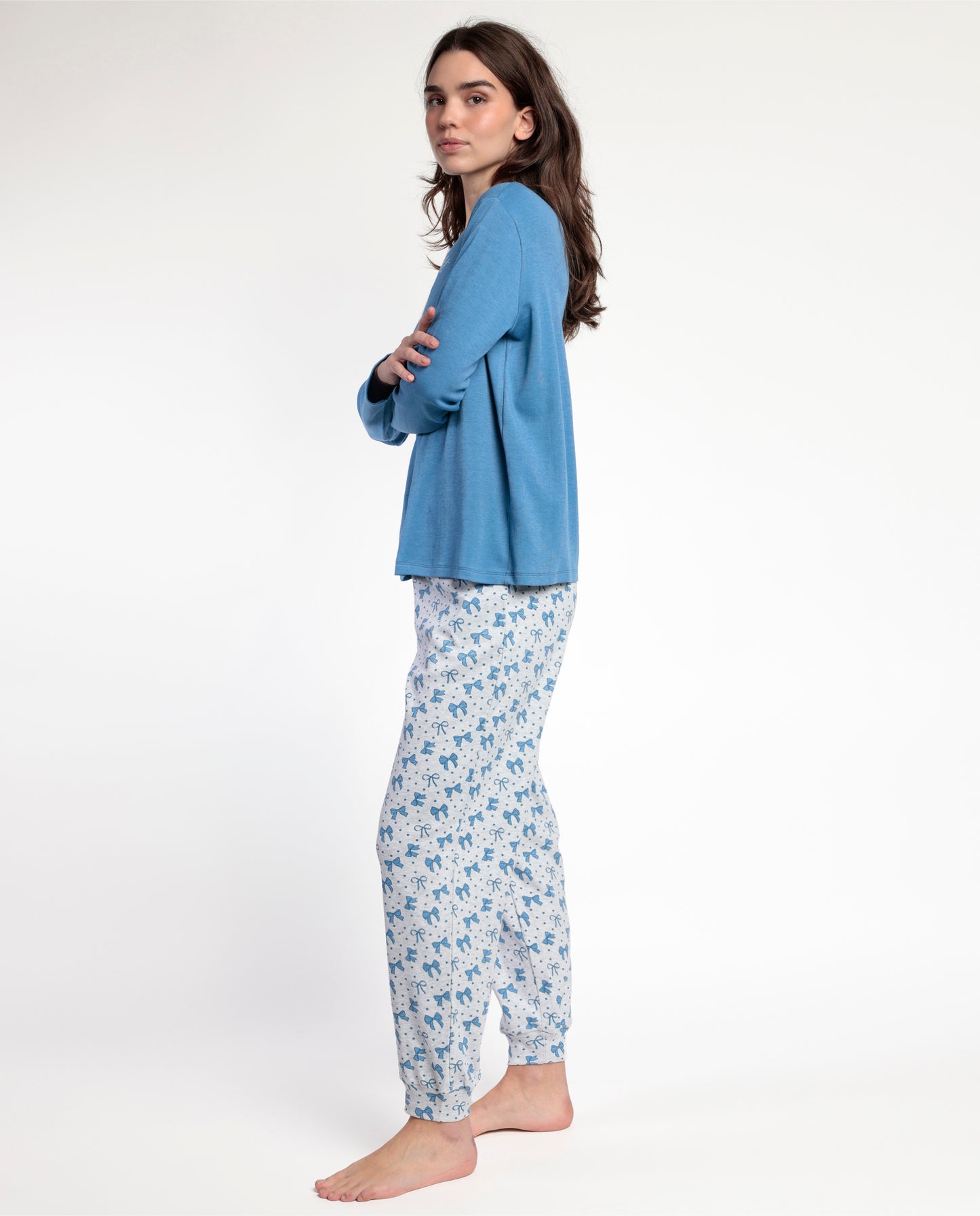 Pijama Manga Larga Coquette para Mujer