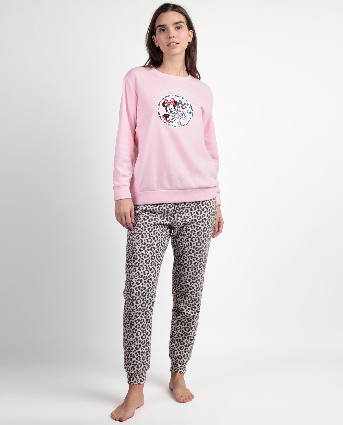 Pijama Manga Larga Calentito Minnie Skin para Mujer