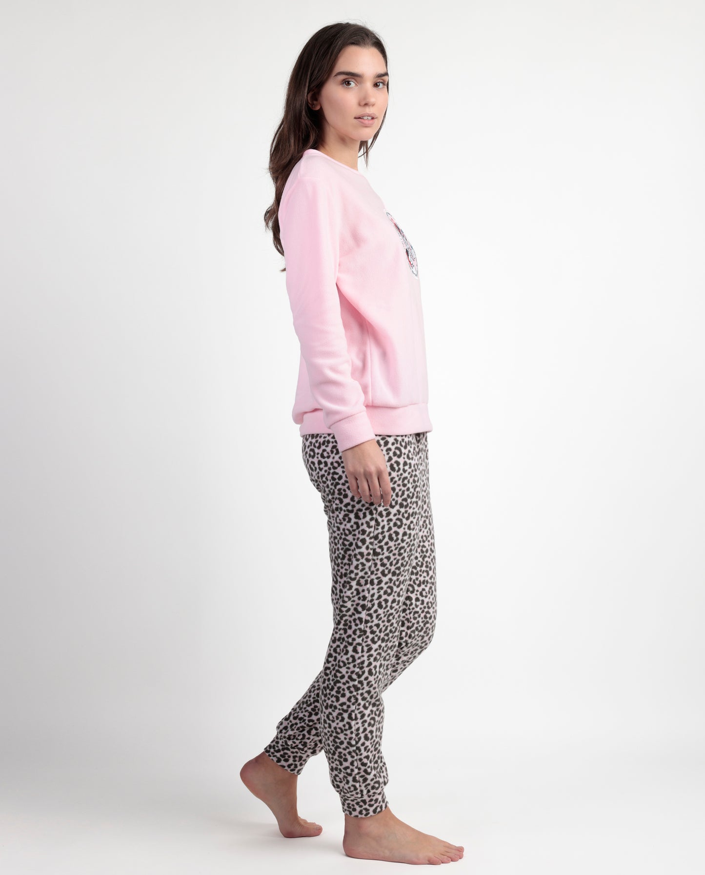Pijama Manga Larga Calentito Minnie Skin para Mujer
