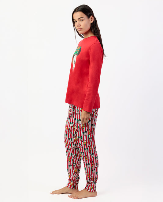 Pijama Manga Larga Party Friends para Mujer