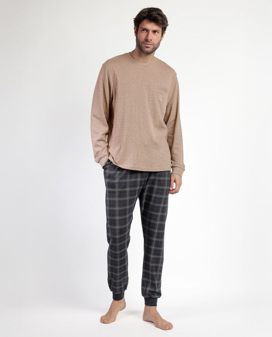 Pijama Manga Larga Cinnamon para Hombre