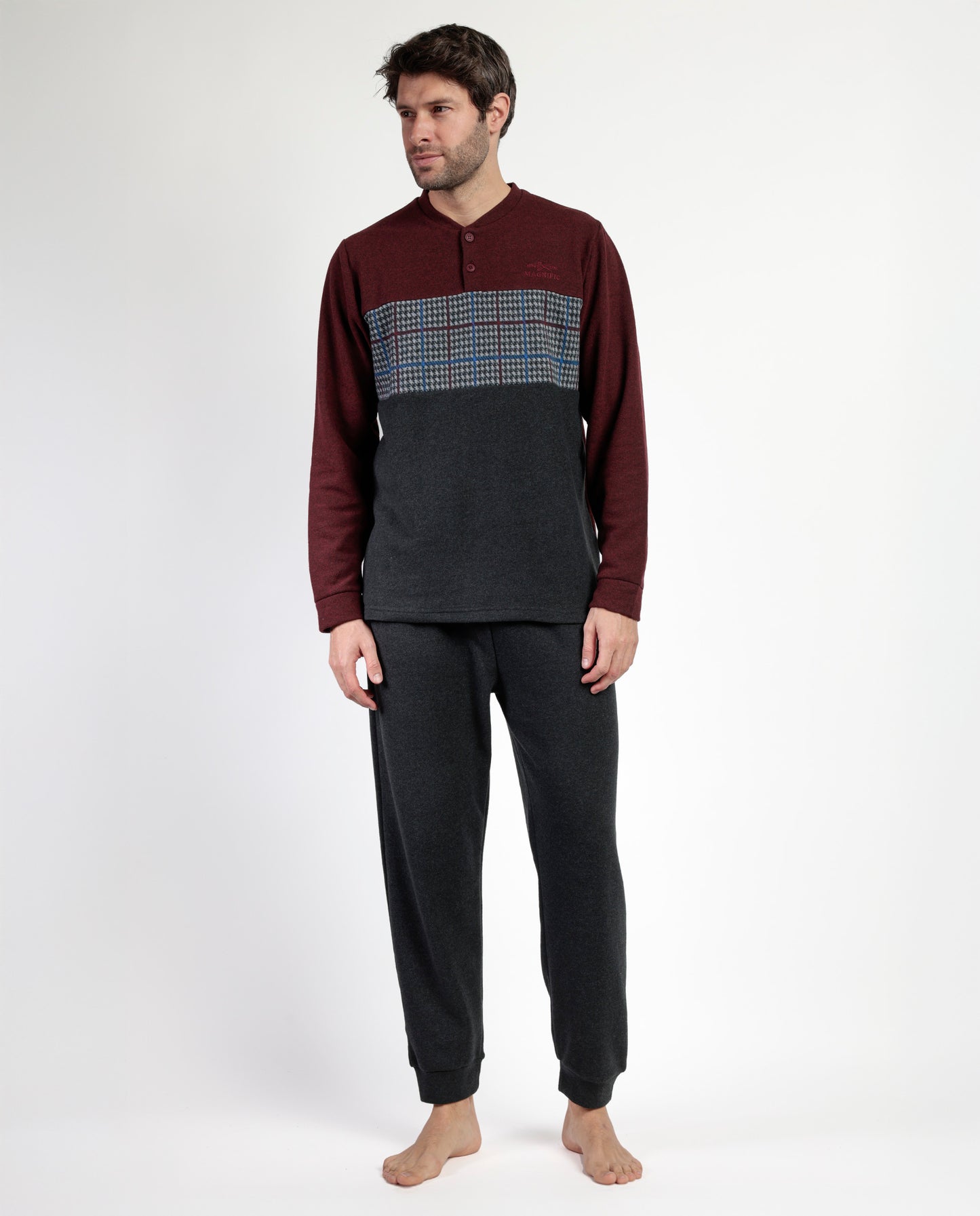 Pijama Manga Larga Tapeta Royals para Hombre