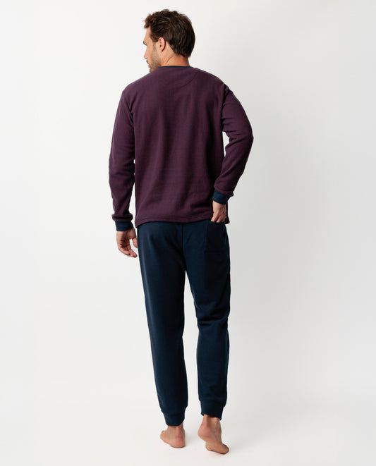 Pijama Manga Larga Claret para Hombre