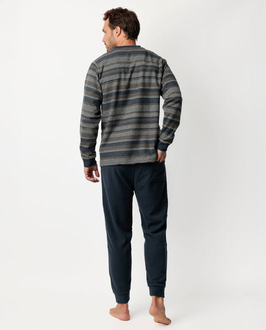 Pijama Manga Larga Tapeta Magno para Hombre