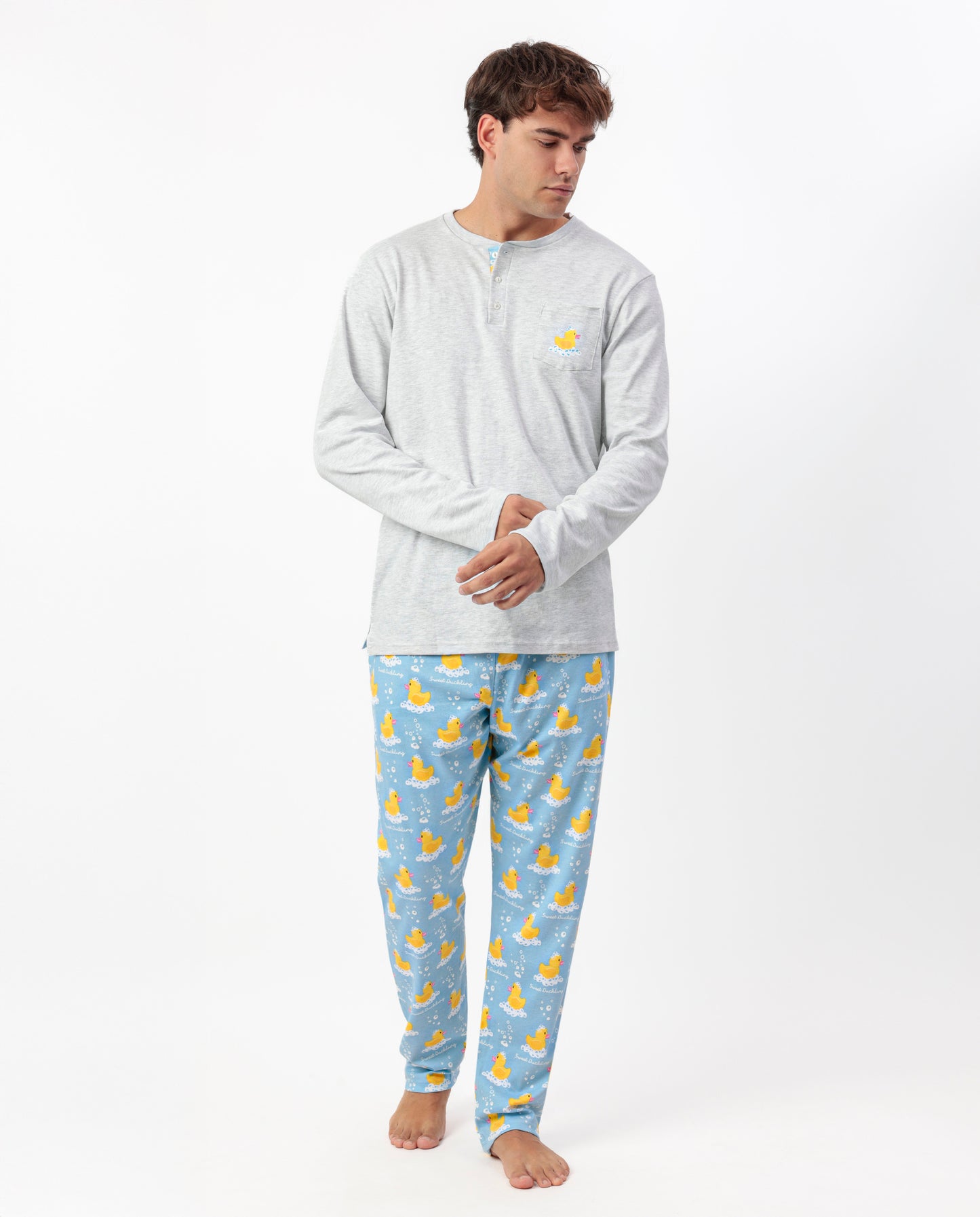 Pijama Manga Larga Tapeta Sweet Duckling para Hombre
