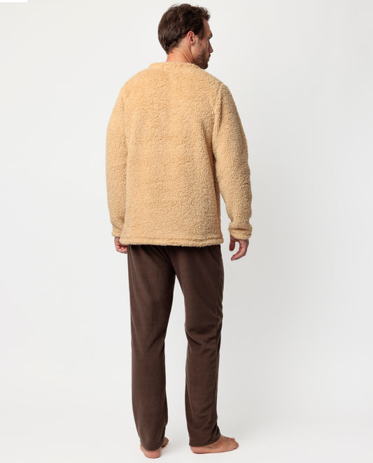 Pijama Manga Larga Calentito Reindeer para Hombre