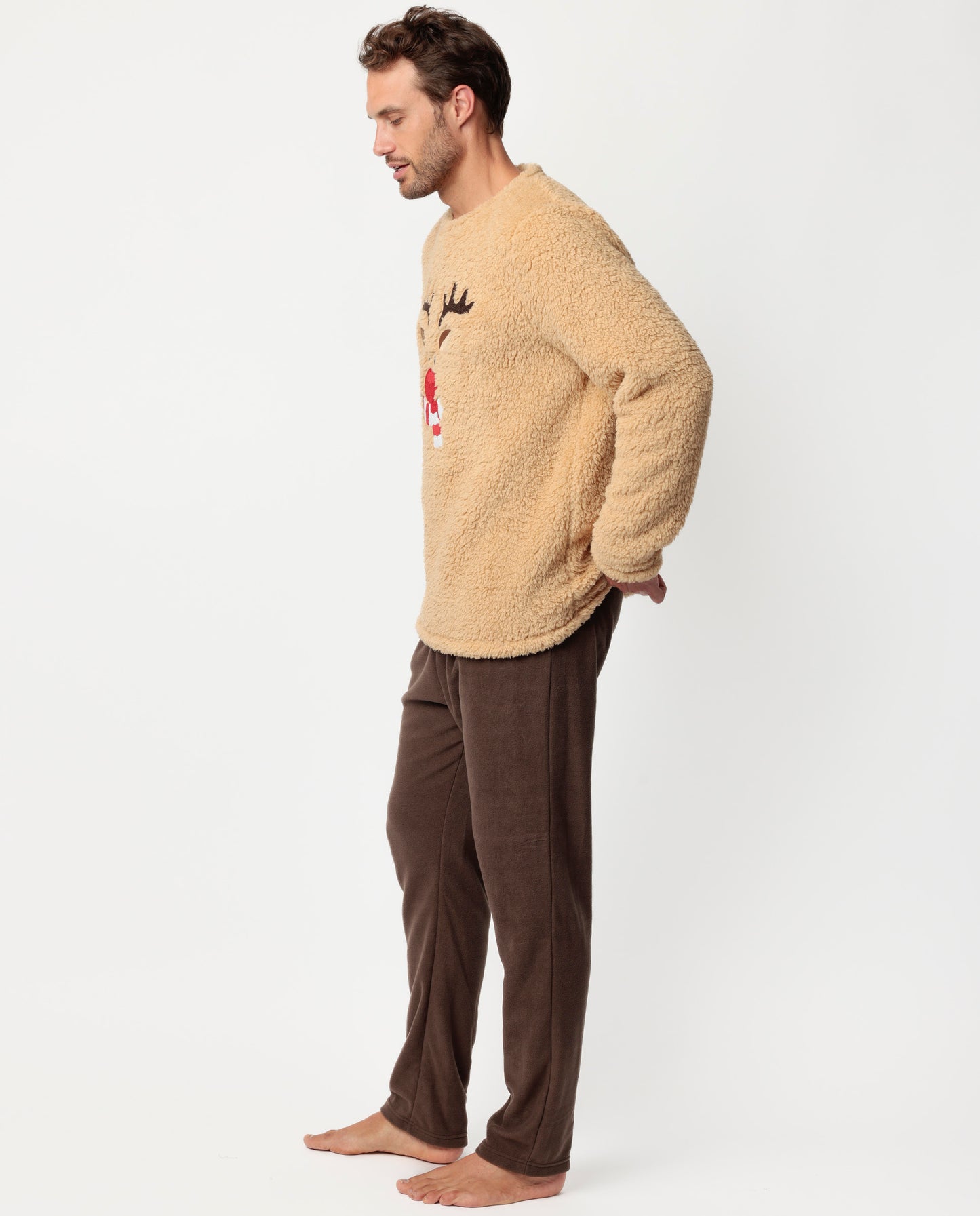 Pijama Manga Larga Calentito Reindeer para Hombre