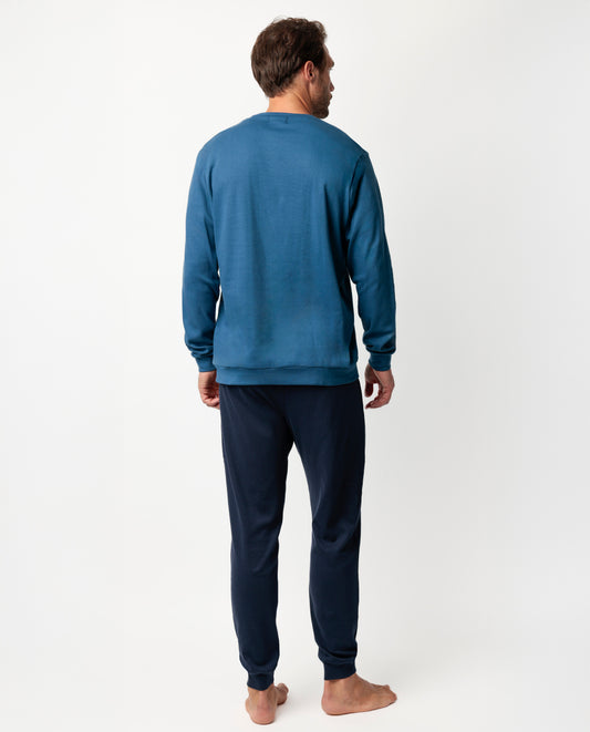 Pijama Manga Larga Watercolor para Hombre