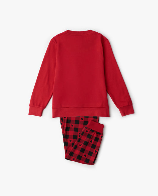 Pijama Manga Larga Mouse Holidays para Niña
