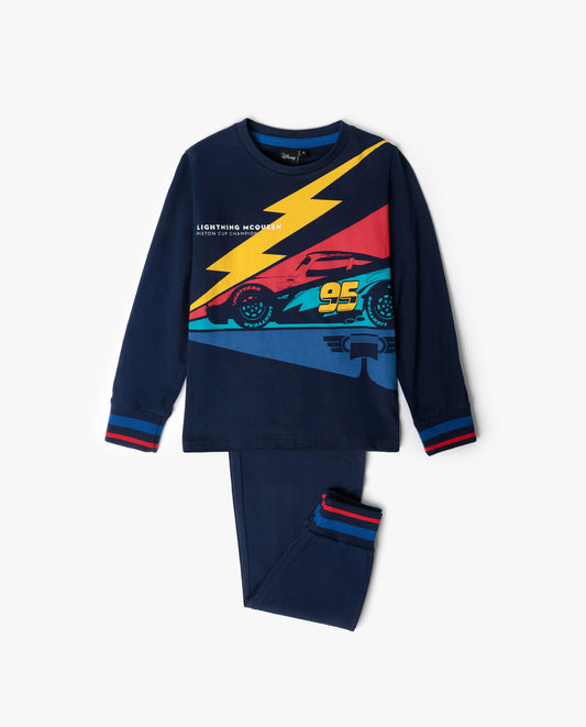 Pijama Manga Larga Lightning Mcqueen para Niño
