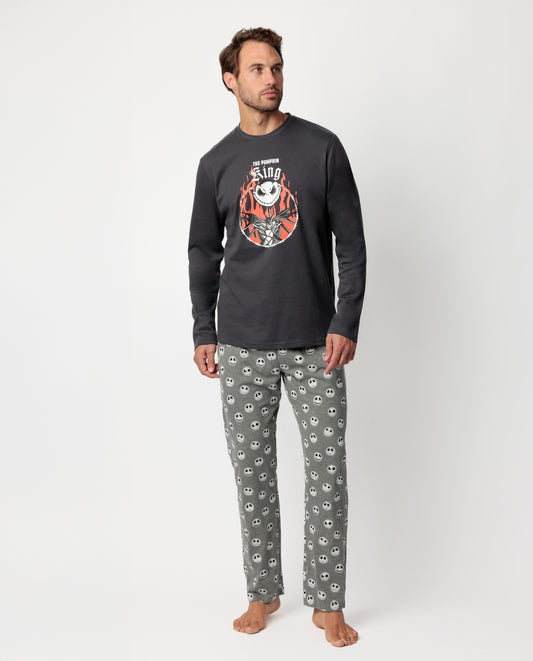 Pijama Manga Larga Nightmare para Hombre