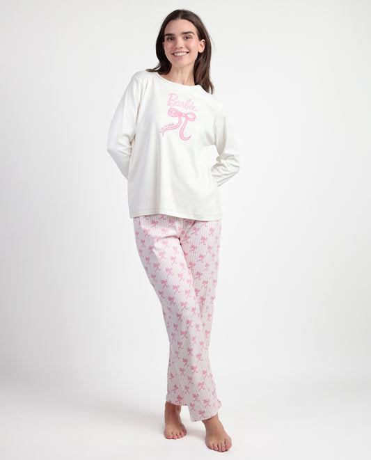 Pijama Manga Larga Coquette para Mujer