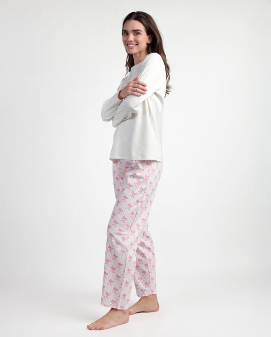 Pijama Manga Larga Coquette para Mujer
