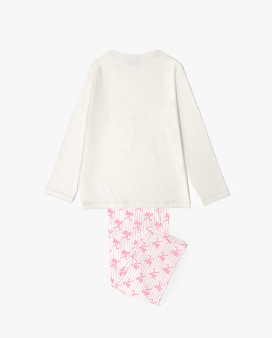 Pijama Manga Larga Coquette para Niña