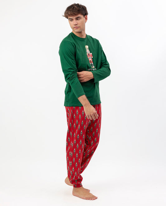 Pijama Manga Larga Nutcracker para Hombre