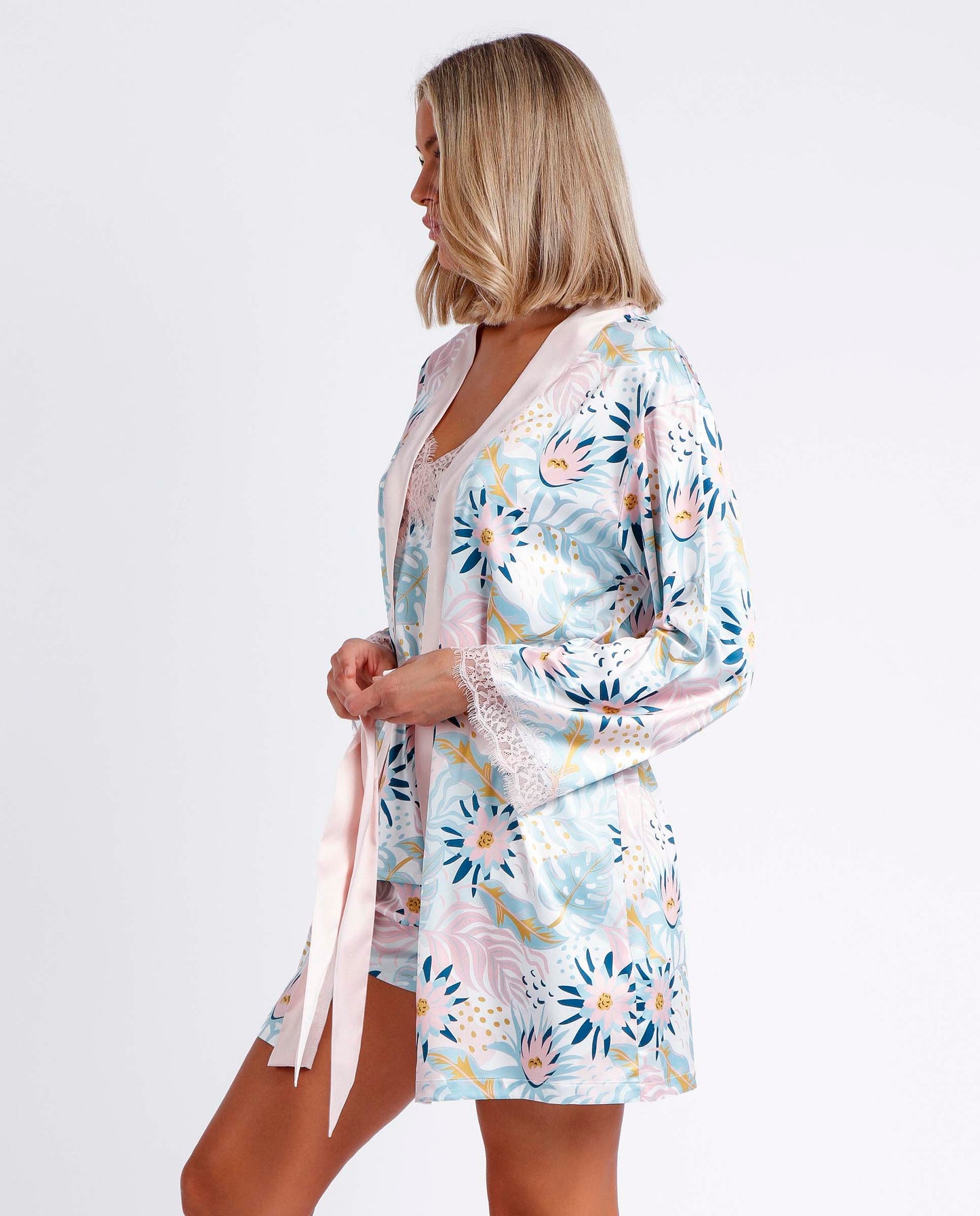 Bata Manga Larga Water Lili para Mujer