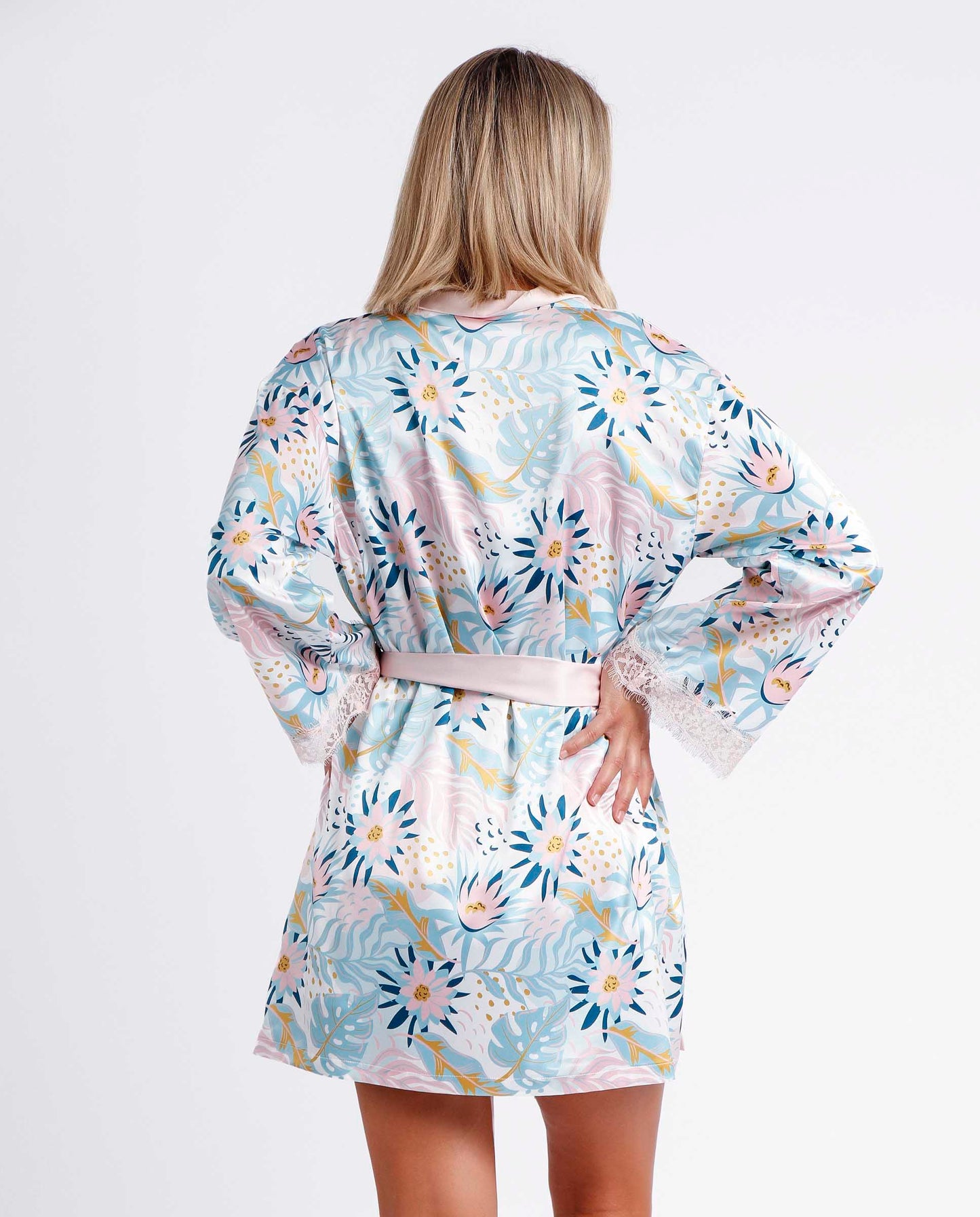 Bata Manga Larga Water Lili para Mujer