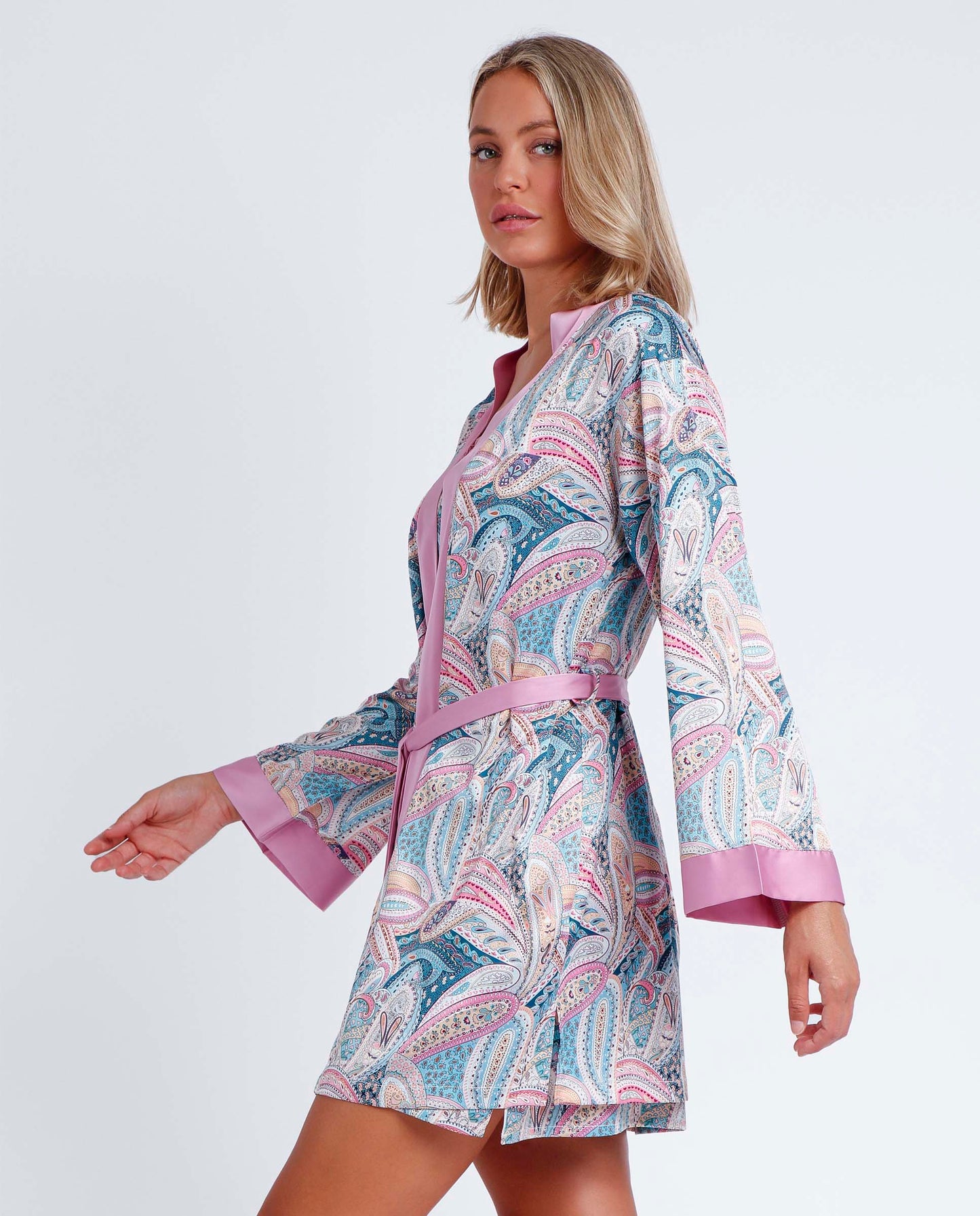 Bata Manga Larga Summer Cachemire para Mujer