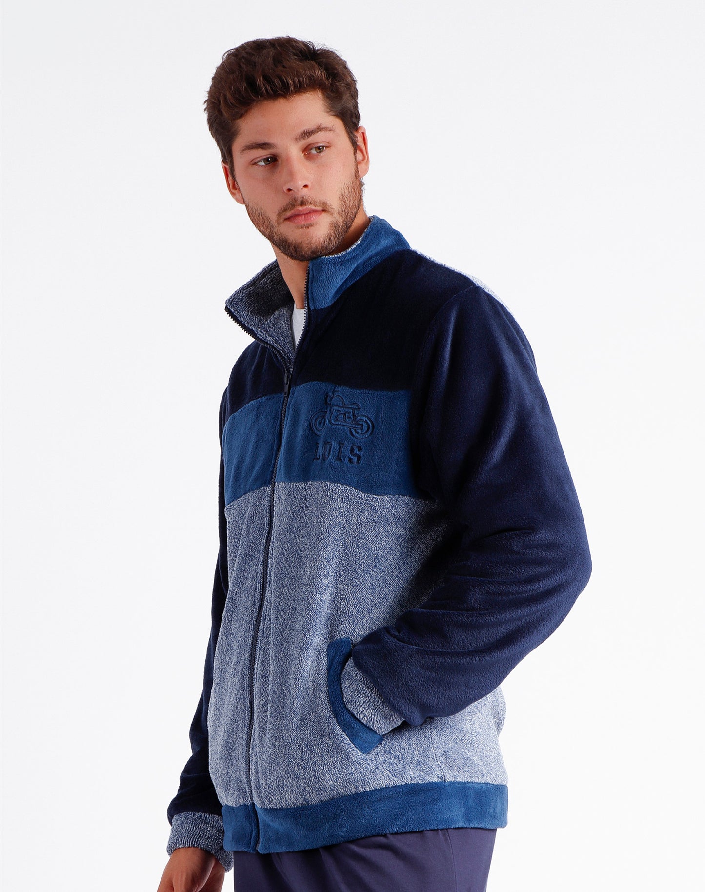 Bata Manga Larga Calentita Motor para Hombre