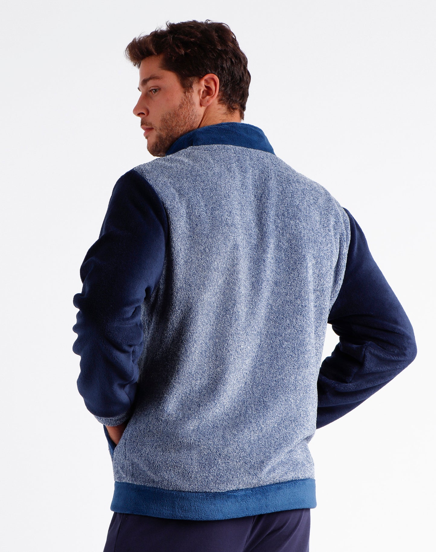 Bata Manga Larga Calentita Motor para Hombre