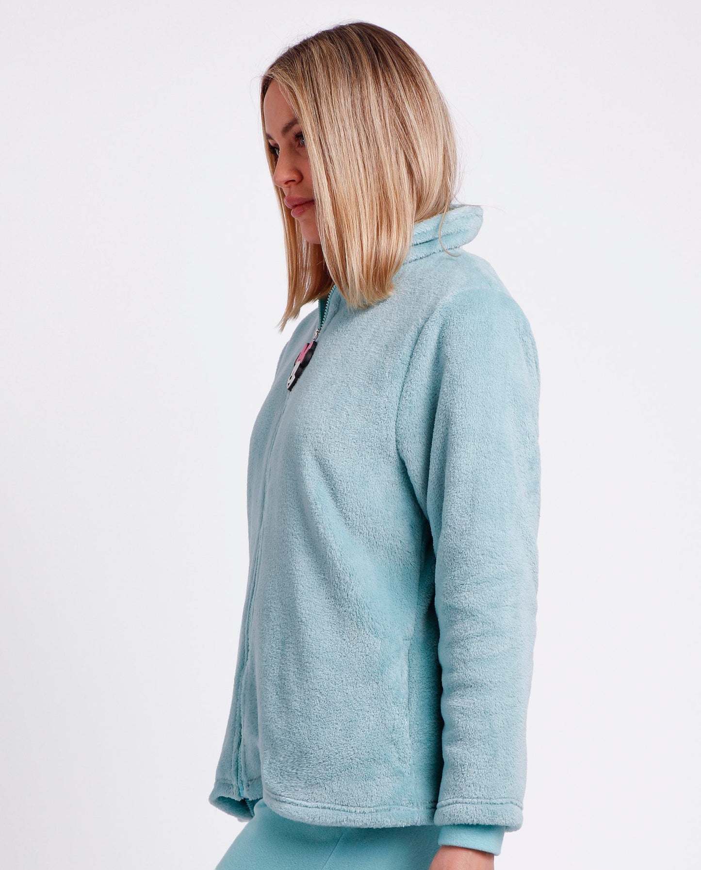 Bata Manga Larga Calentita All Over Minnie para Mujer