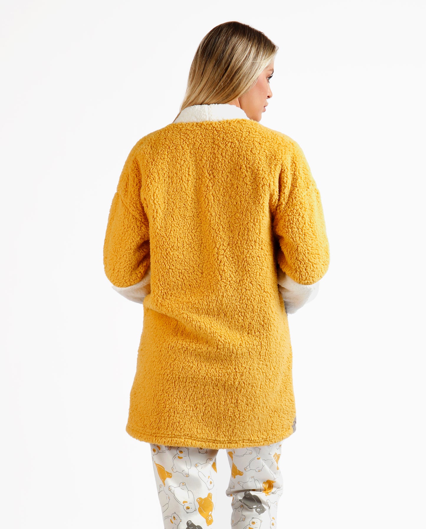 Bata Parches Manga Larga Calentita Warm Hugs para Mujer