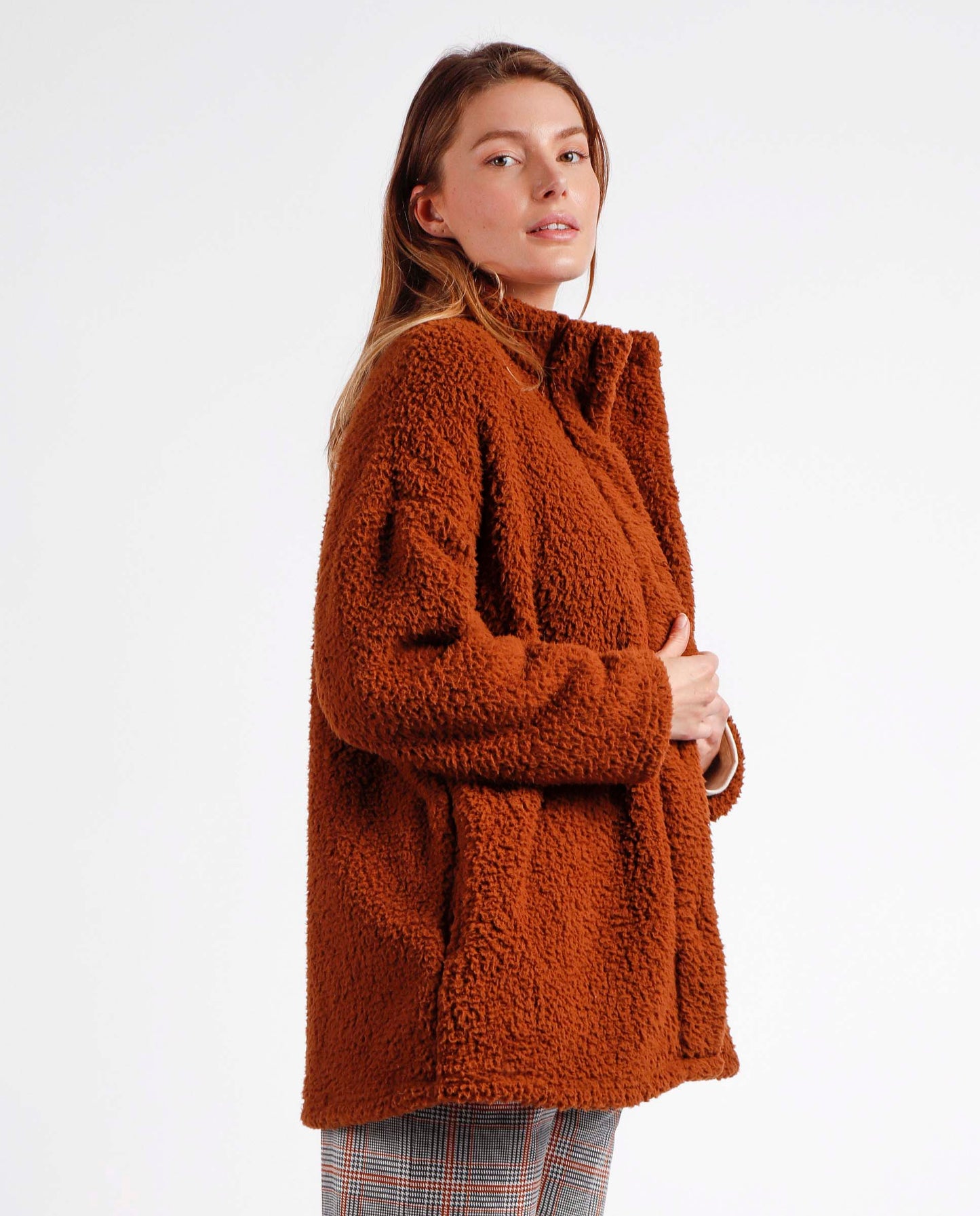 Bata Manga Larga Calentita Puppy para Mujer