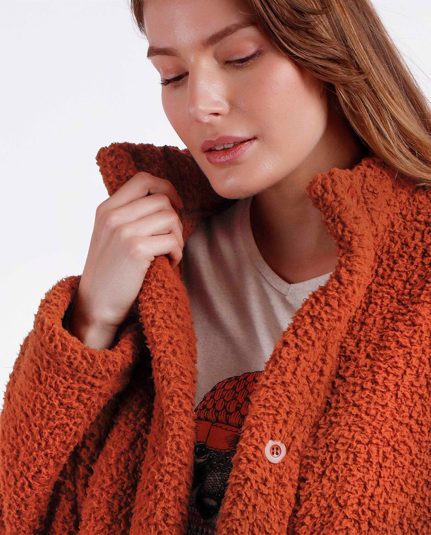 Bata Manga Larga Calentita Puppy para Mujer