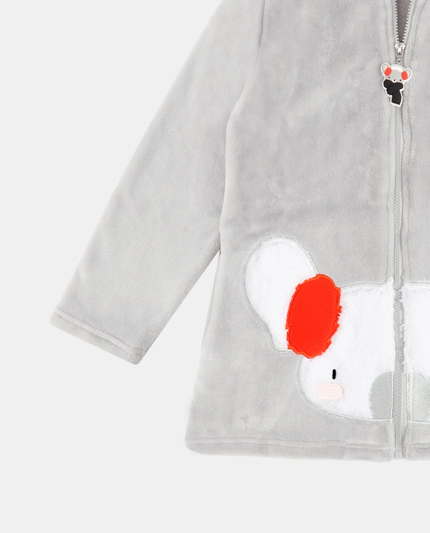 Bata Manga Larga Calentita Morning Mouse para Niña