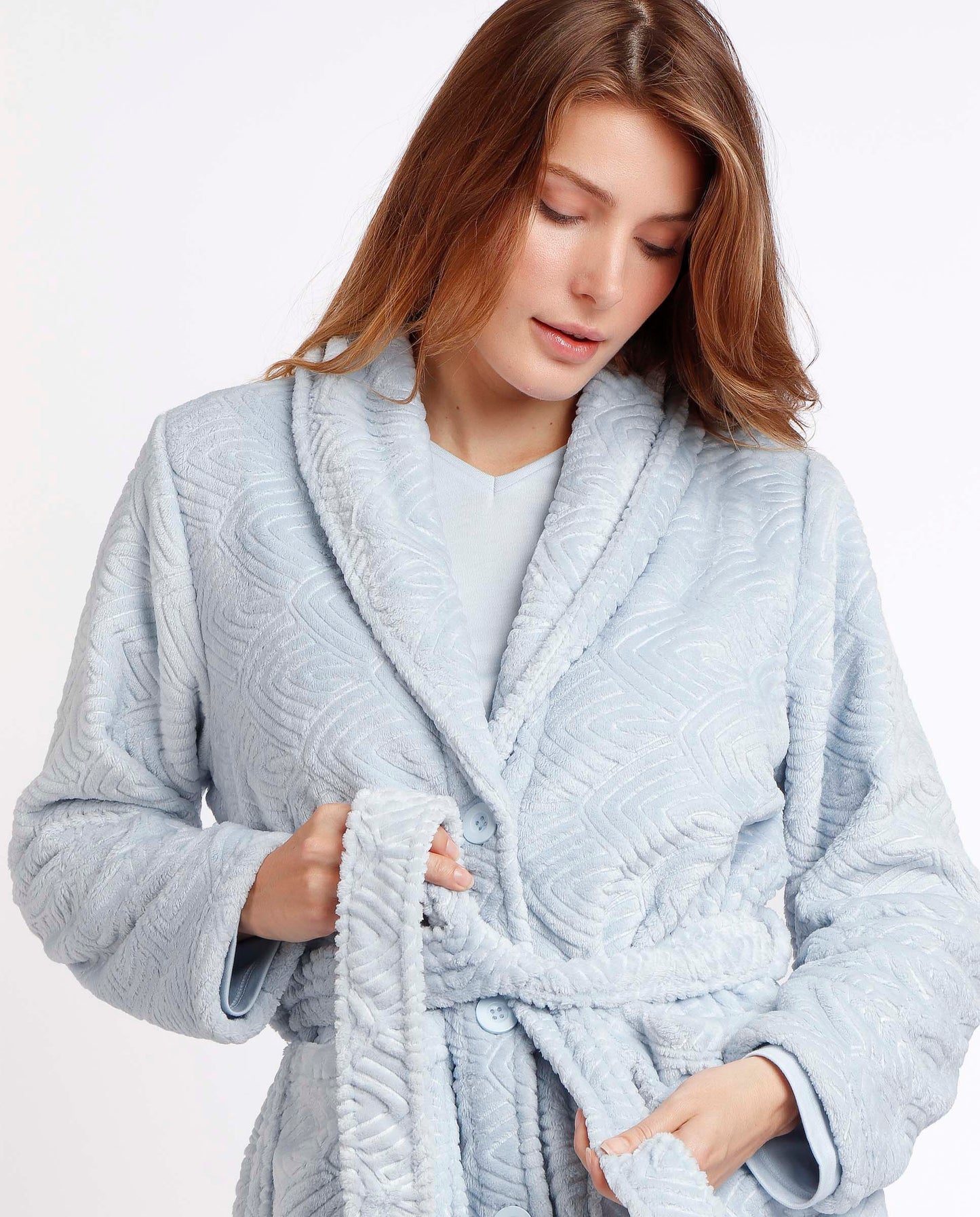 Bata Manga Larga Calentita Forever Together para Mujer