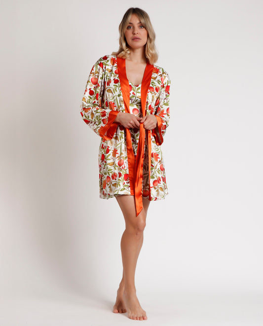 Bata Manga Larga Passion Fruits para Mujer