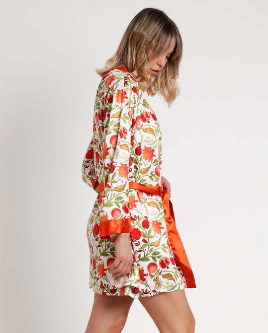 Bata Manga Larga Passion Fruits para Mujer