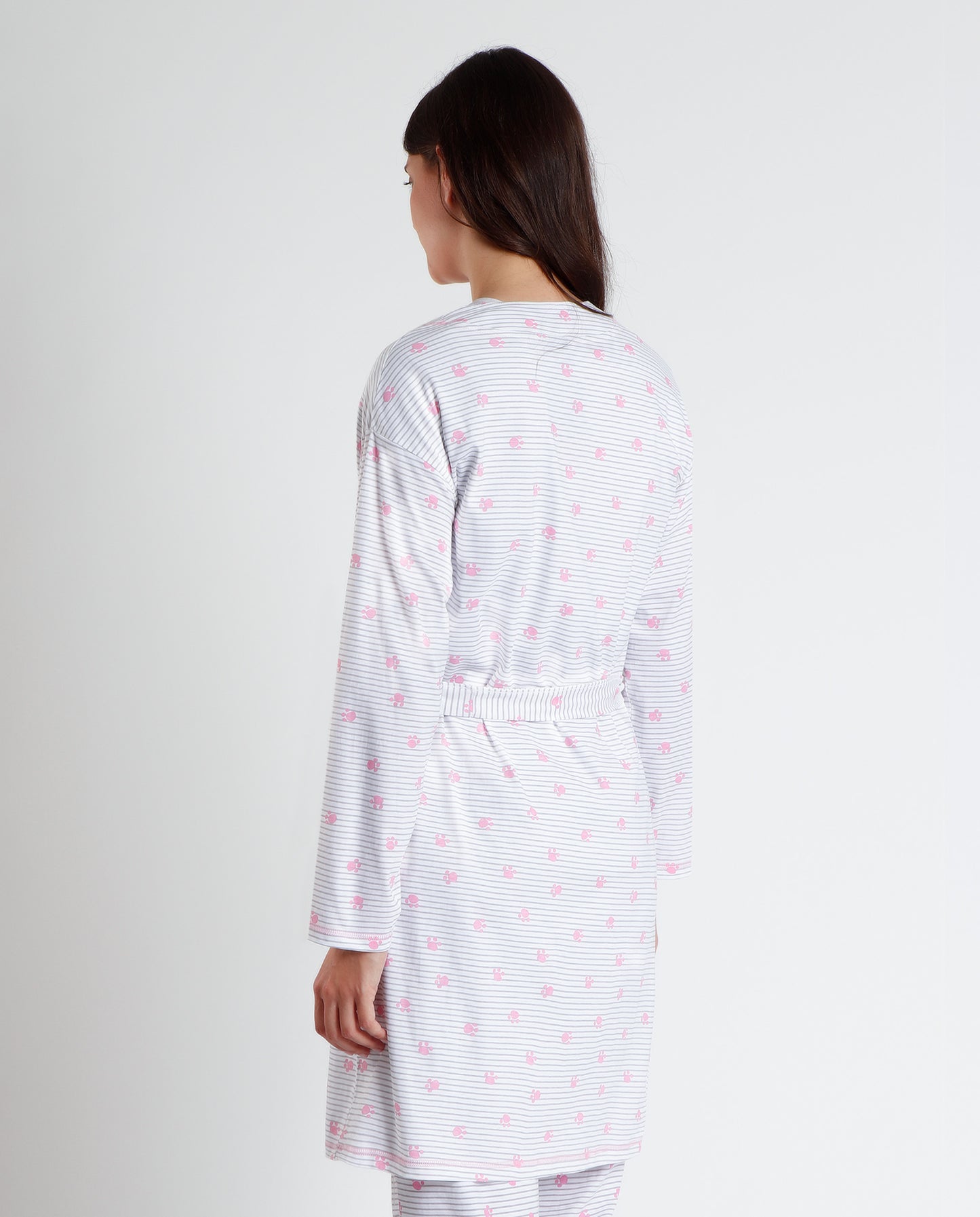 Bata Manga Larga Maternity Dalmatas para Mujer