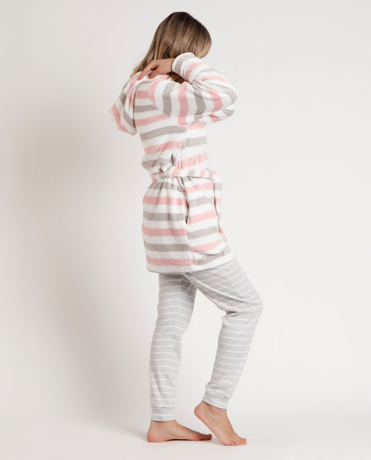 Bata Manga Larga Calentita Snoopy & Friends para Mujer