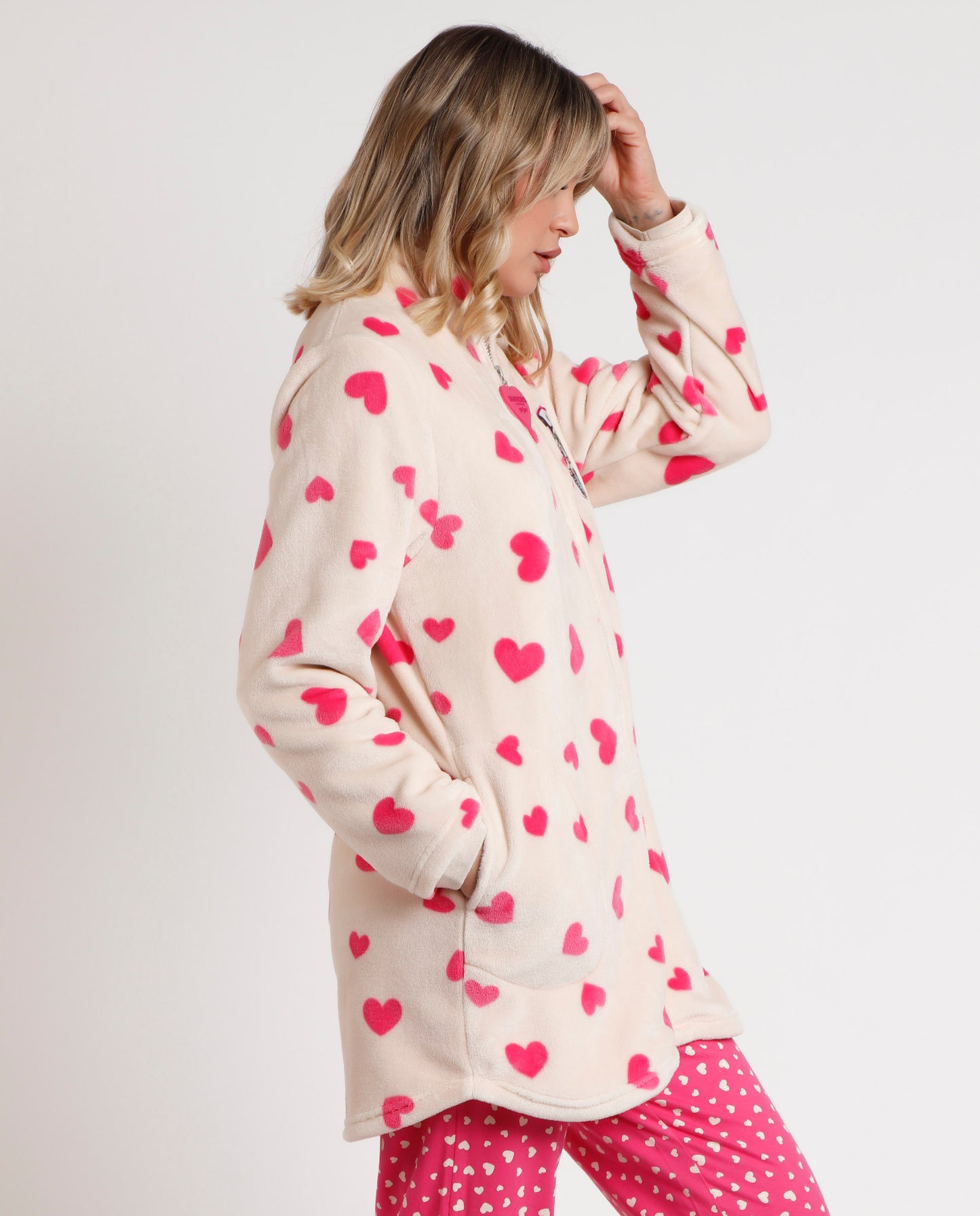 Bata Manga Larga Calentita Carousel para Mujer