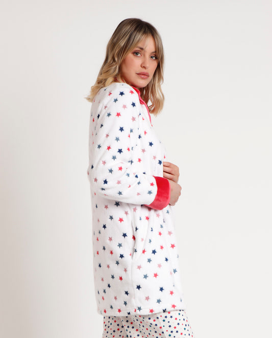 Bata Manga Larga Calentita Star para Mujer