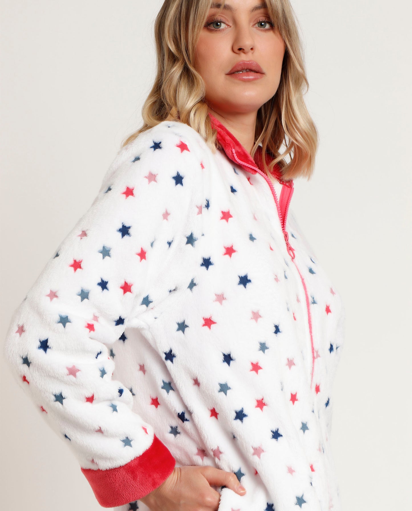 Bata Manga Larga Calentita Star para Mujer