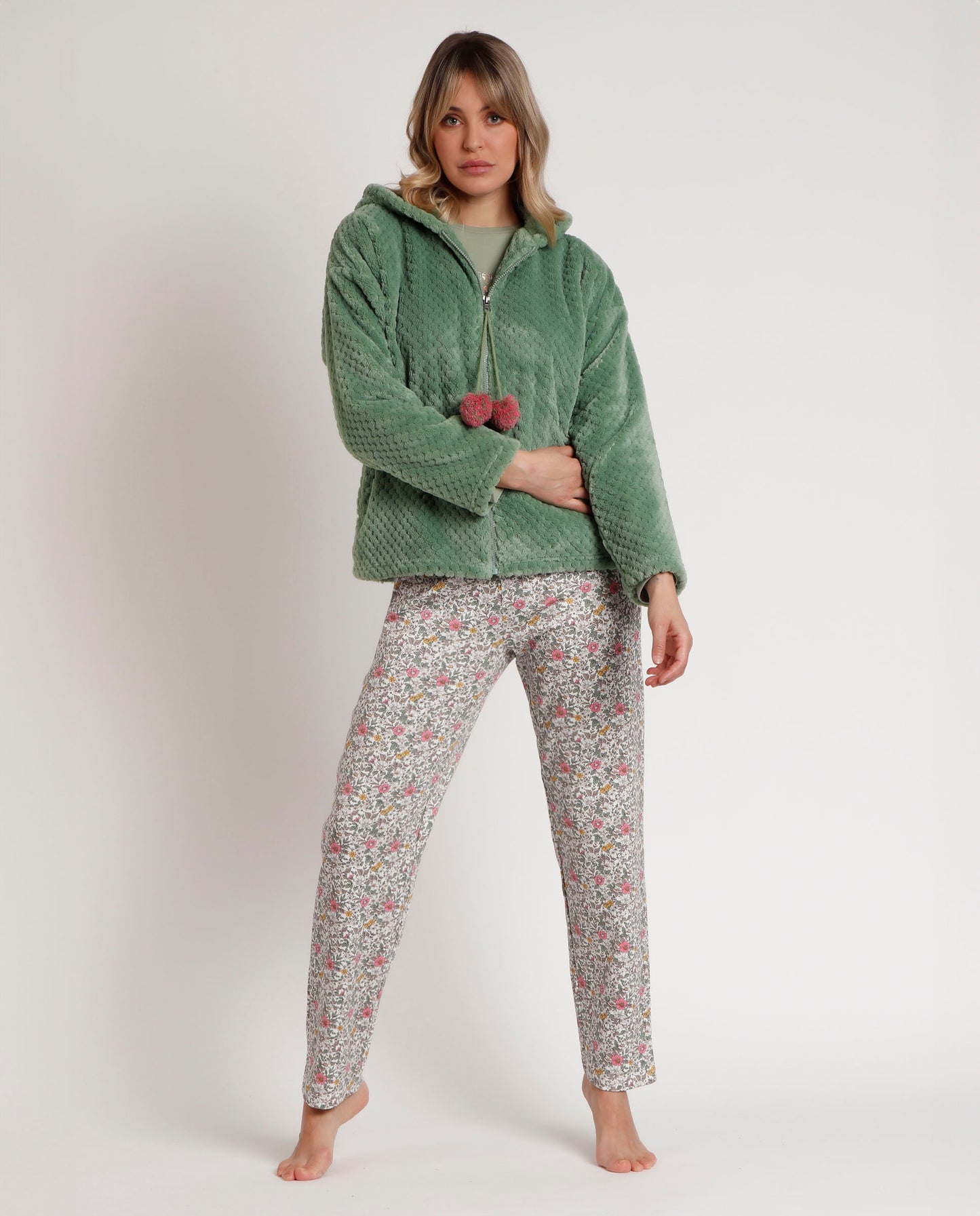 Bata Manga Larga Calentita Art Is Life para Mujer