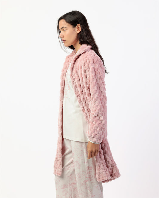 Bata Manga Larga Calentita Soft Sleep Maquillaje para Mujer