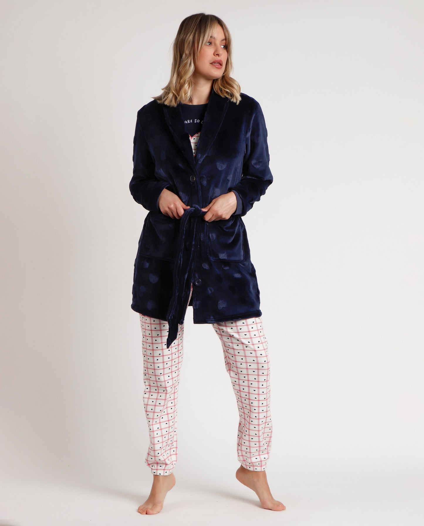 Bata Manga Larga Calentita You Are So Loved para Mujer