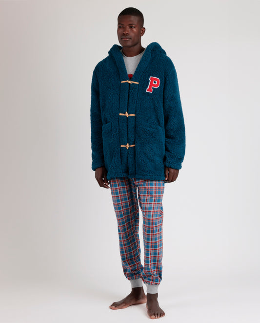 Bata Manga Larga Coat para Hombre