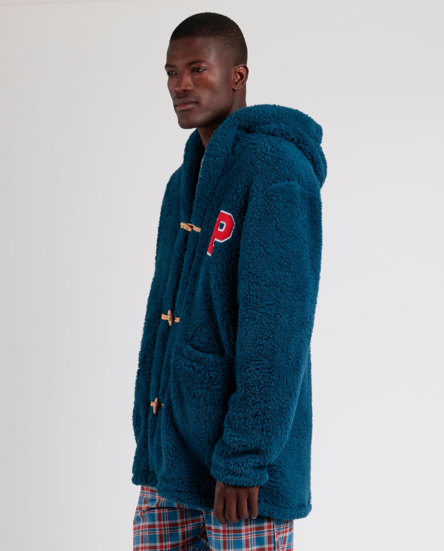 Bata Manga Larga Coat para Hombre