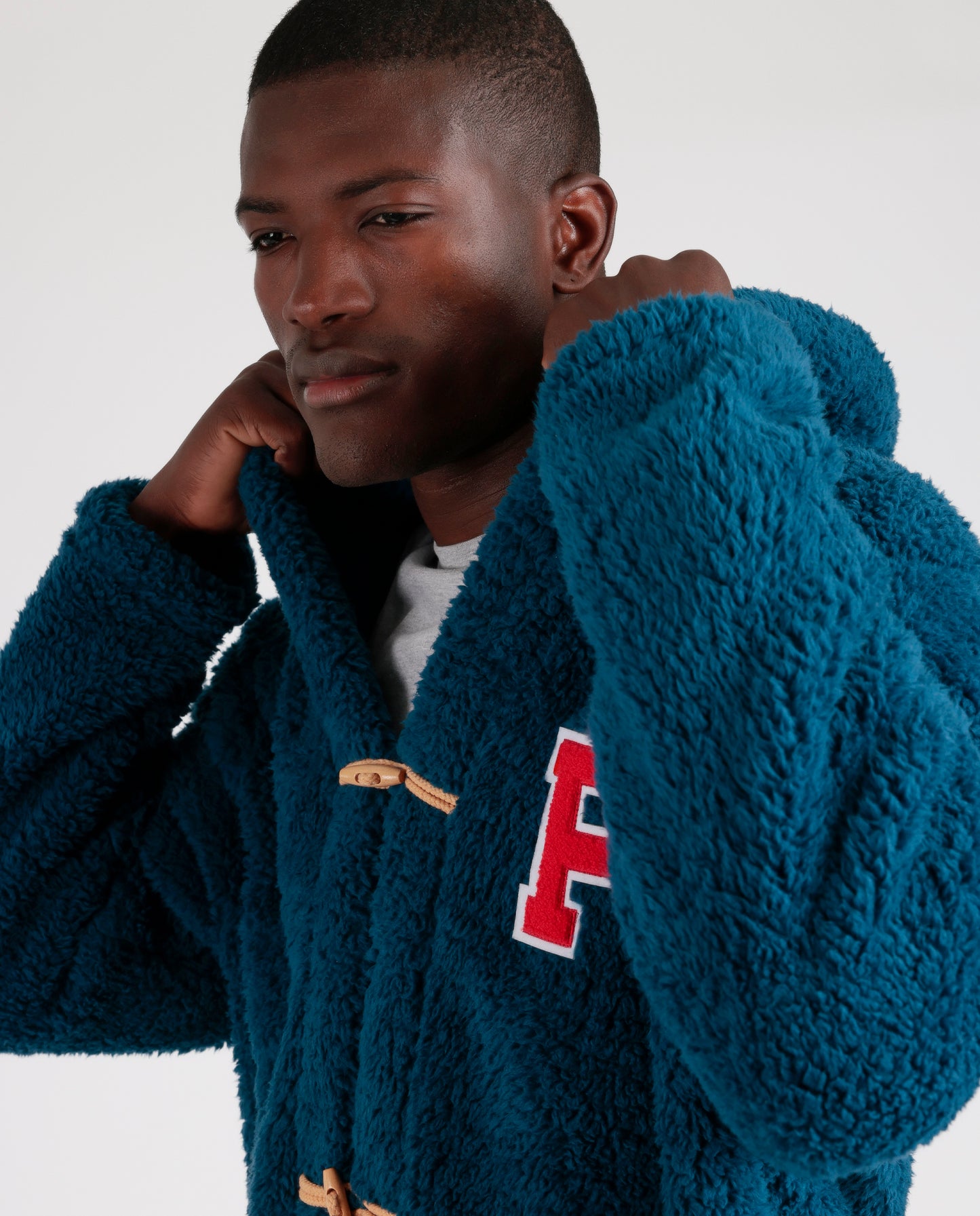 Bata Manga Larga Coat para Hombre