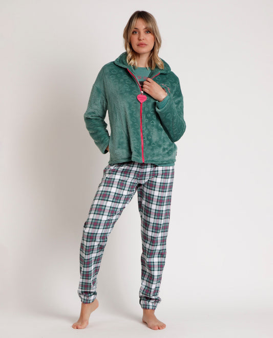 Bata Manga Larga Calentita Be Kind To The Planet para Mujer