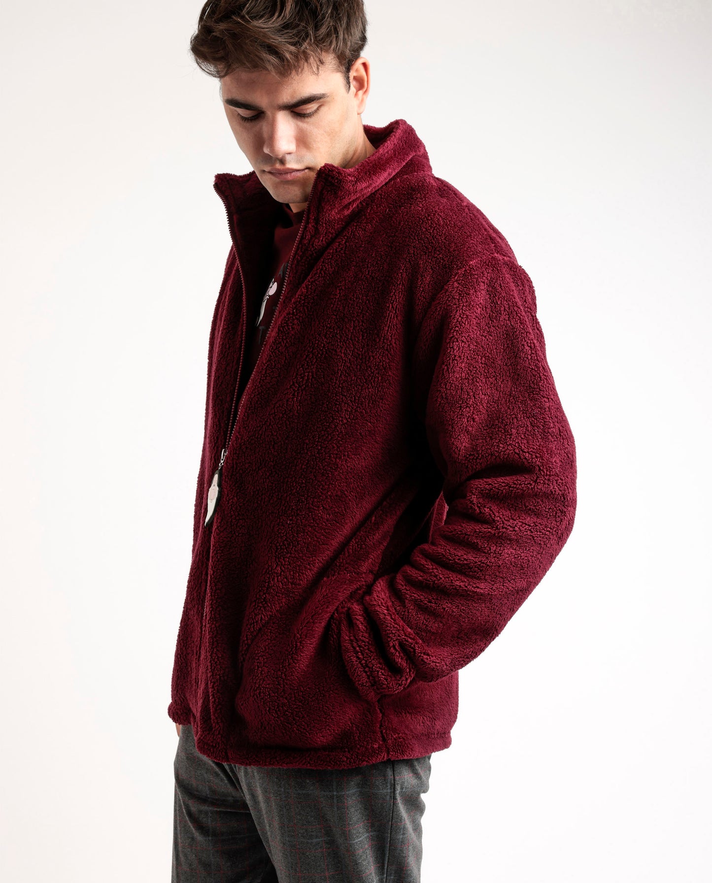 Bata Manga Larga Calentita Grumpy Are You Talking with Me para Hombre