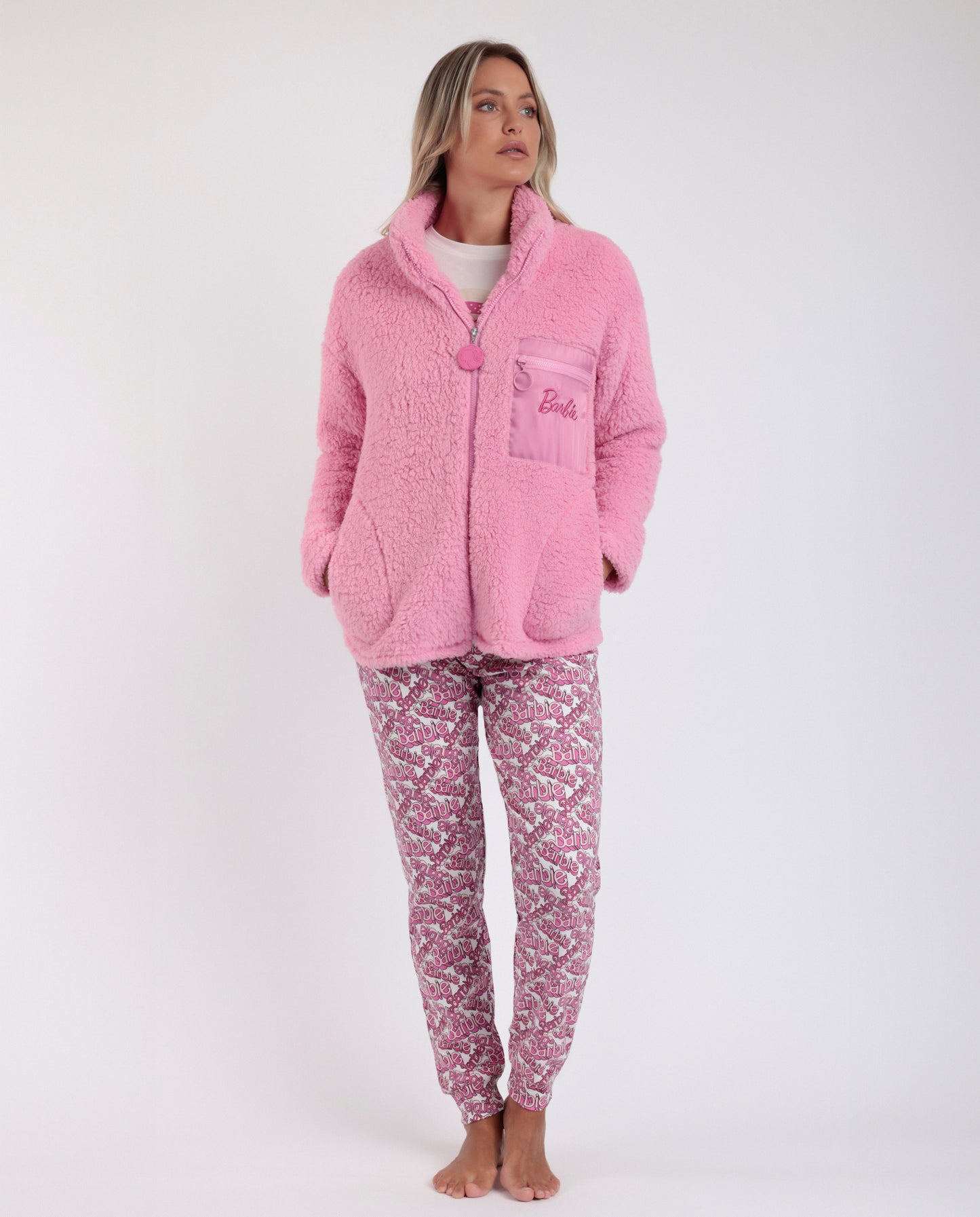 Bata Manga Larga Calentita Borreguito Sweet para Mujer