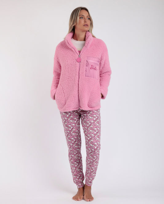 Bata Manga Larga Calentita Borreguito Sweet para Mujer