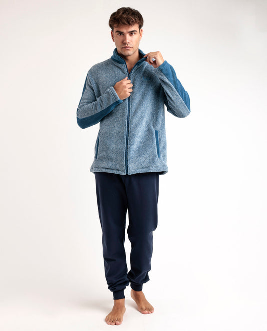 Bata Manga Larga Calentita Texan para Hombre