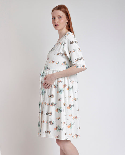 Bata Manga Francesa Maternity Just For You para Mujer