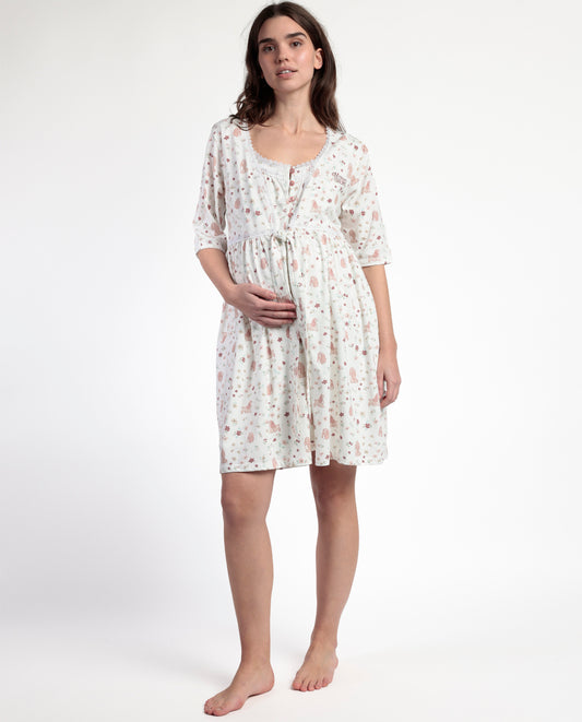 Bata Manga Francesa Lady Mum para Mujer